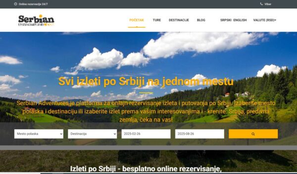 SerbianAdventures - Svi izleti po Srbiji na jednom mestu